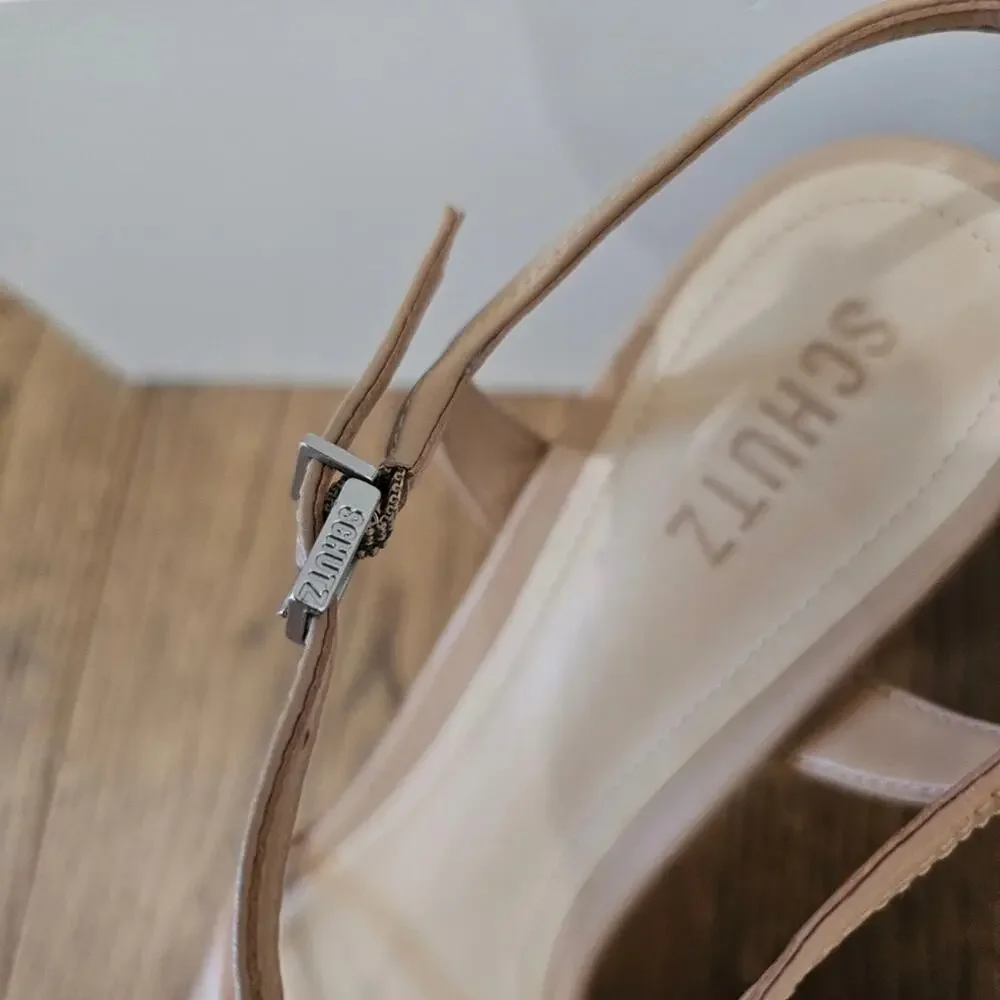 NEW Schutz Kelsie Platform in Nude